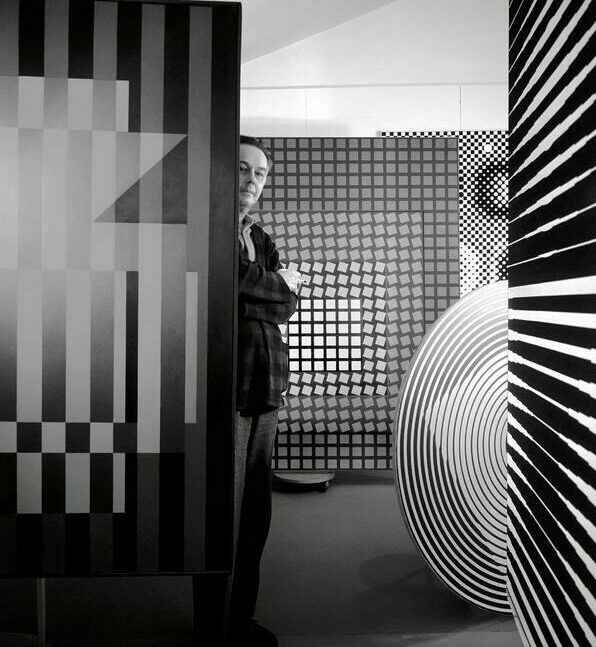 image or photo about Victor Vasarely